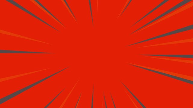 Pack of 4 Anime Comic Speed Lines. Motion graphics of background concept