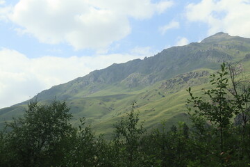Obraz premium mountain landscape with clouds