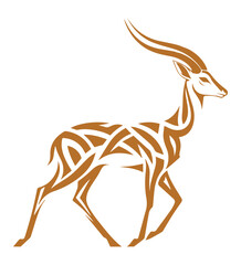 silhouette of a antelope © vandiyan