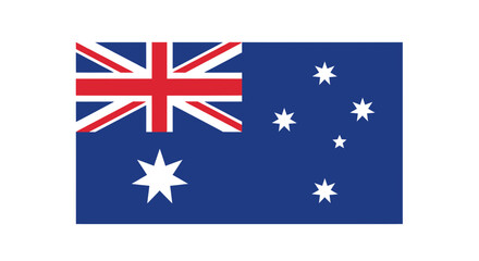 Australian Flag Waving, National Symbol, Patriotic Icon, Oceania Country © purnama