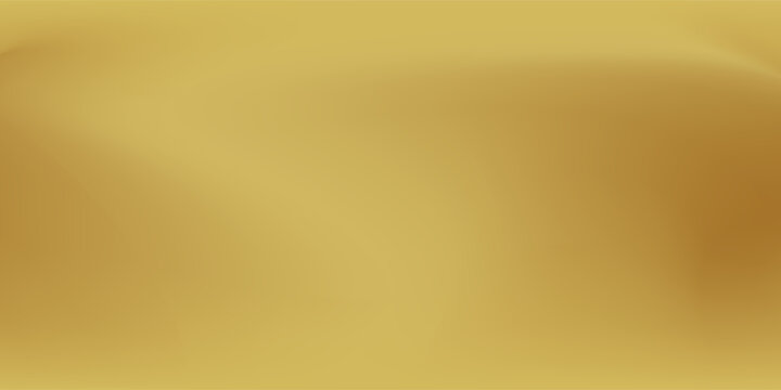 Gold abstract blurred gradient background. Vector illustration.