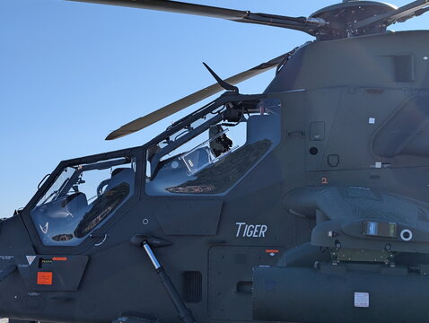 Eurocopter Tiger Attack Helicopter Cockpit Detail
