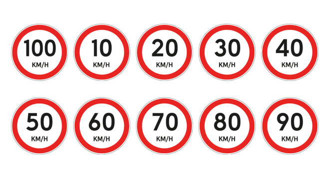 Counting Speed Sign