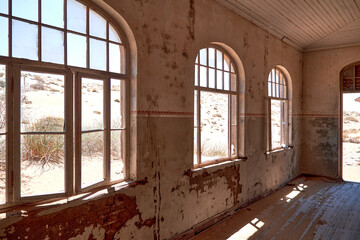 Schulflur, Kolmanskuppe, Lüderitz, Namibia © Martin Fiedler