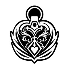 Naklejka premium A filled style icon of lucky charm symbol