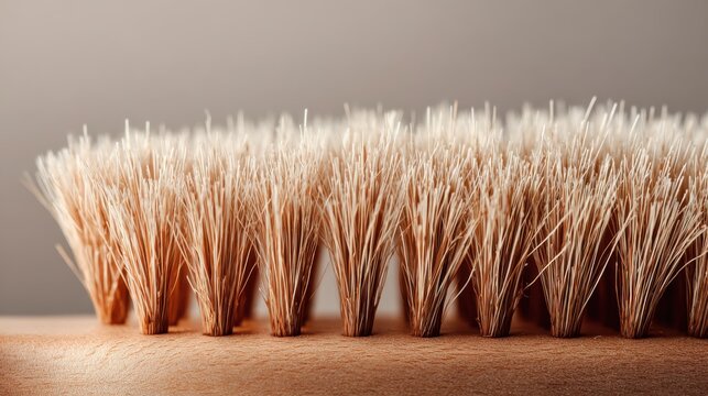 Natural bristle brush for skin and beauty care