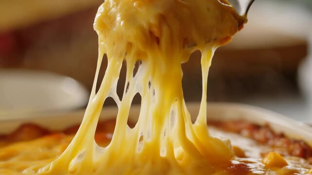 Family Dinner With Luscious Melted Cheese And Savory Flavors Served Hot In Cozy Restaurant Setting