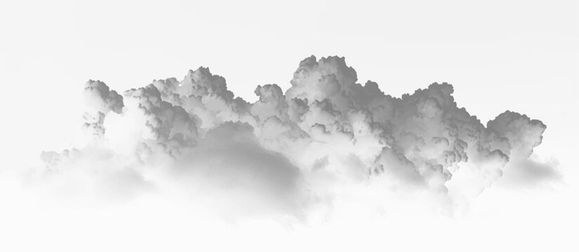 Abstract smoke wave with transparent layers and flowing motion, suitable for creative digital artwork. vector