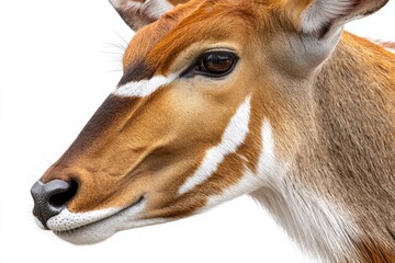 an animal isolated with a copy space