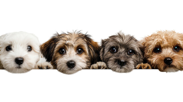 Four Dogs &mdash; Background Image, Base Layer, Cutout