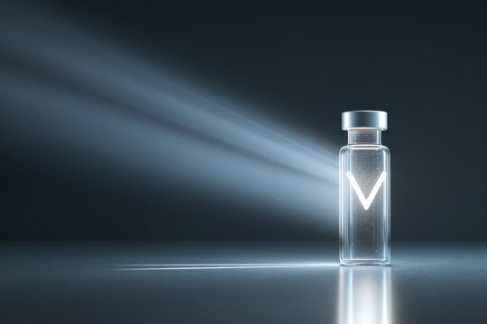 Trust shines in a healthcare vial