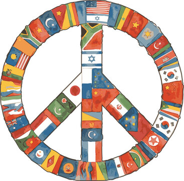 International Day of Peace vector illustration design