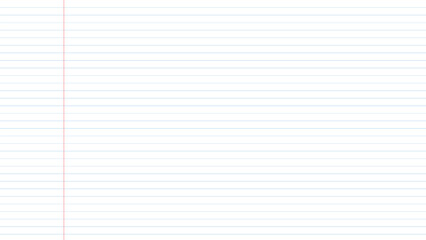 Obraz premium Lined Notebook Ruled Paper Vector Background for Back to School Education and Writing Projects