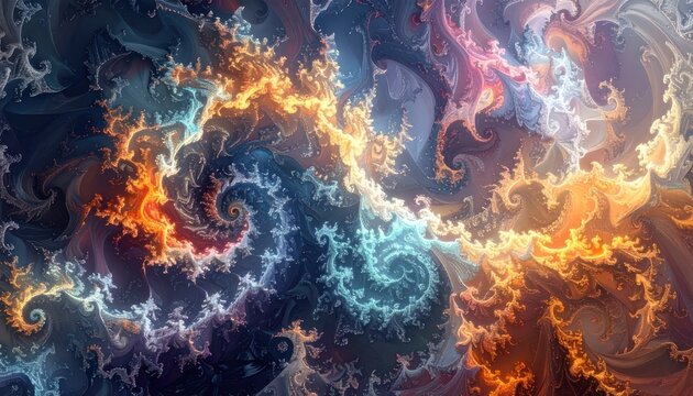 Chromatic Convergence: A Fractal Symphony