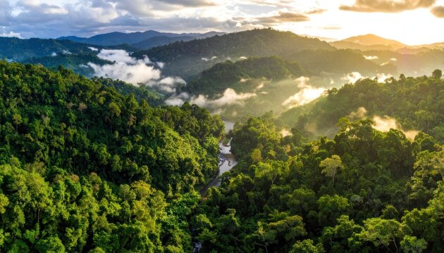 Emerald Canopy: A Verdant Vista