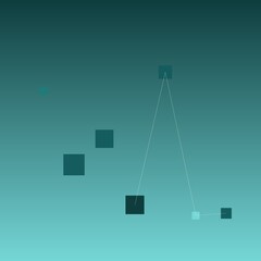 blockchain fintech abstract technology background © tiago