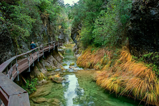 R&iacute;o Borosa por el Cerrada de Elias,  en el parque natural de Cazorla, Segura y Las Villas.