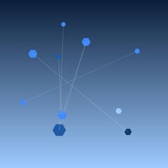 payments fintech abstract technology background © tiago