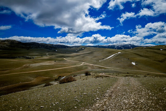 Paisaje de los Campos de Hern&aacute;n Perea, en el parque natural de Cazorla, Segura y Las Villas.
