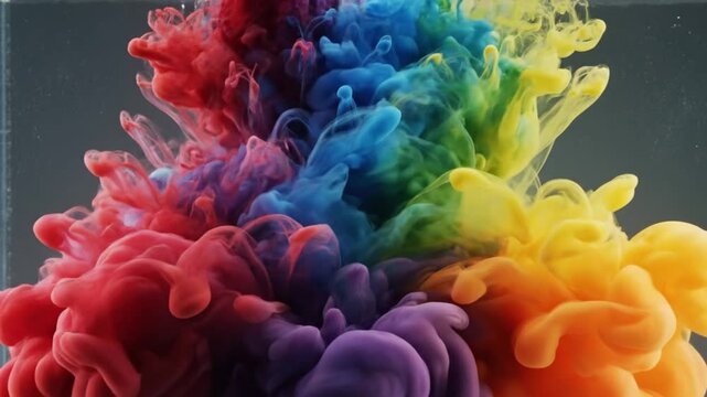 Colorful Ink Blot Backgrounds Design.
