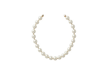 Obraz premium Elegant pearl necklace accessory displaying luxury fashion
