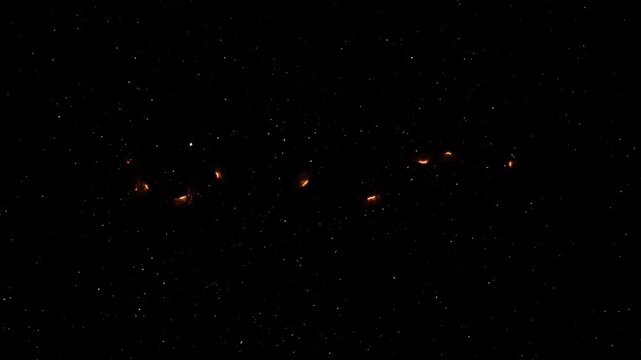 Buy 2 Get 1 Text Neon Reveal Animation With Fire Effect - Glowing Word