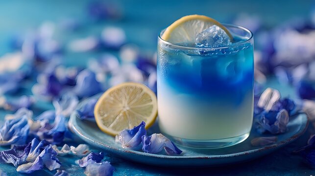 夏のさわやかなドリンクの画像