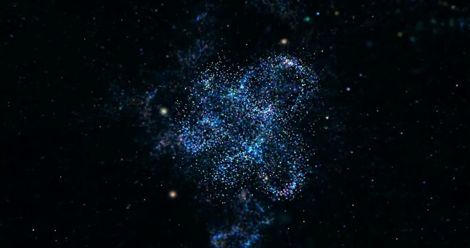 Vibrant nebula bursts with colorful stars and gas in deep space (19)