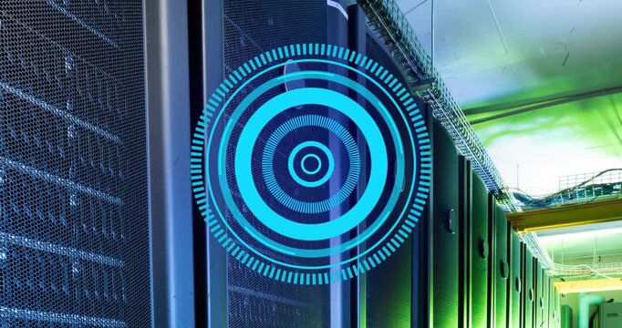 Animation of scope scanning and data processing over computer servers