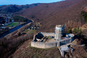 Dolina Popradu, Zamek Rytro, Małopolska © Maciej G. Szling