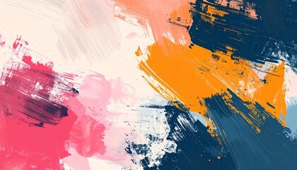 Obraz premium abstract paint wallpaper with brush strokes