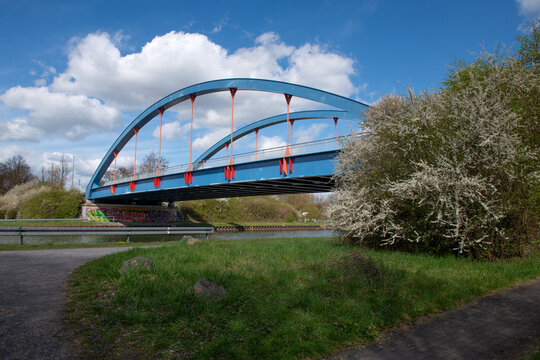 Werner-Stra&szlig;enbr&uuml;cke, Nr. 473 auf Datteln-Hamm-Kanal in Bergkamen-R&uuml;nthe