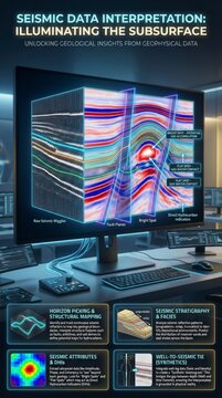 Seismic Data Interpretation for Geological Insights Utilizing Advanced Technology and Visualization Techniques for Enhanced Understanding