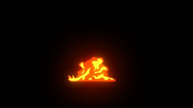 2D cartoon comic explosion effect collection with alpha channel