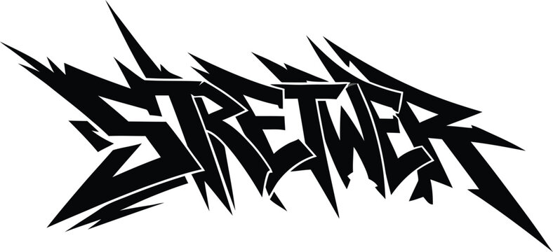 A stylized black logo with the word STREWER in a bold, graffiti-inspired font on a white background