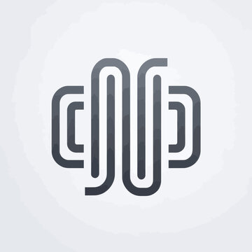 Minimalist Abstract Line Pattern Icon