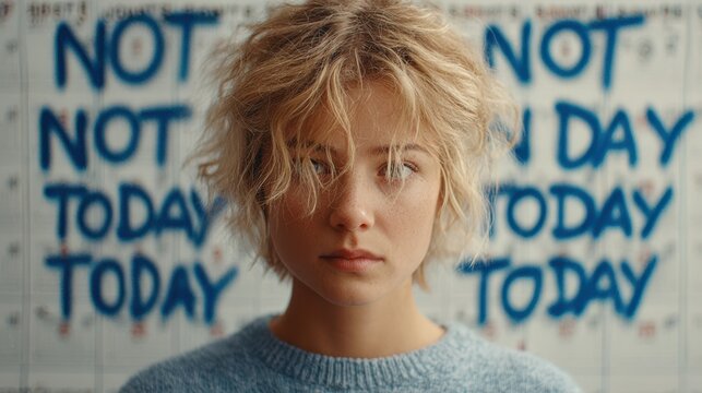 Attention deficit concept with psychological ADHD and focus struggle