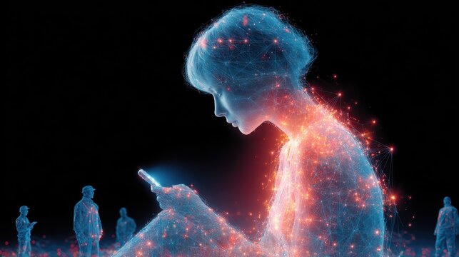 Impulse control concept with ADHD and behavioral psychology