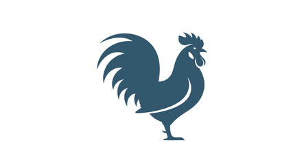 Rooster Silhouette Bird Animal Icon. © Novi Ratnasari