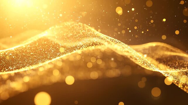 Premium customer reward experience soft golden light pulse smooth gradient motion joyful magical luxury feeling abstract