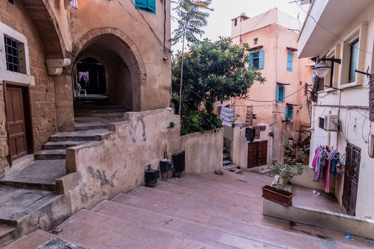 Steps in the old town of Tripoli, Lebanon