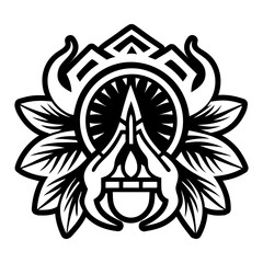 Fototapeta premium A solid style icon of american tattoo