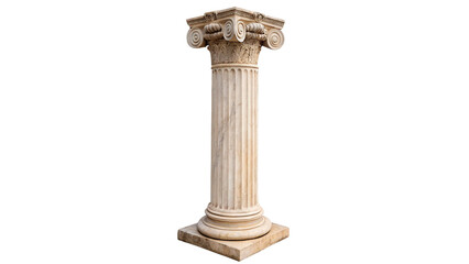 Column stands upright isolated on transparent background cut out © 1png-stock