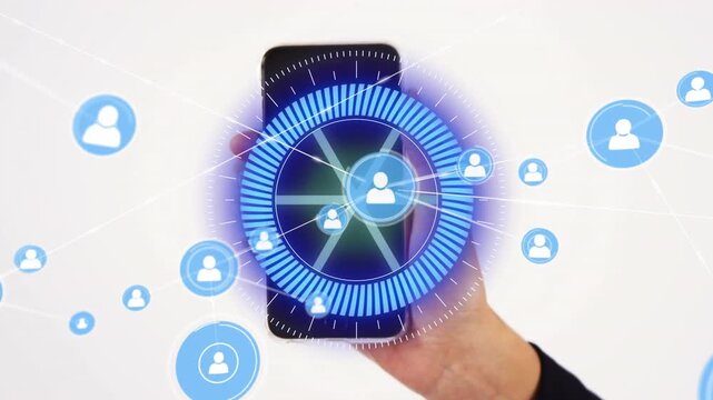 Animation of text scope scanning