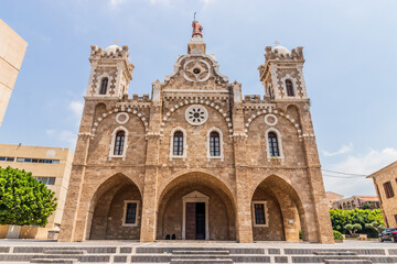 Fototapeta premium Saint Stephen Cathedral in Batroun, Lebanon