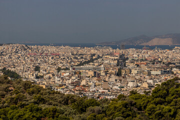 Fototapeta premium Aerial view of Athens, Greece