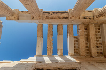 Fototapeta premium Propylaia at the Acropolis of Athens, Greece