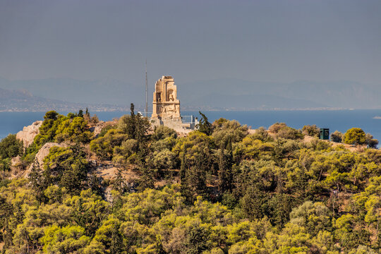 Philopappos Monument in Athens, Greece