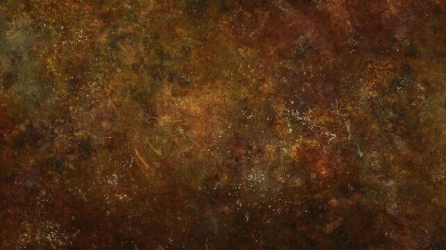 Scratched grunge texture animation, loopable rusty industrial background, weathered surface