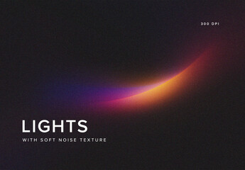 Abstract Light Textures with Soft Noise